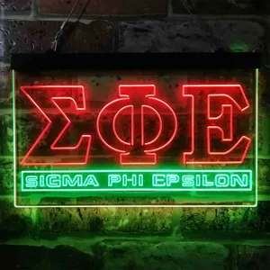 Sigma Phi Epsilon Symbol Neon-Like LED Sign