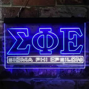 Sigma Phi Epsilon Symbol Neon-Like LED Sign
