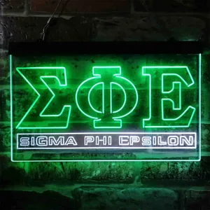 Sigma Phi Epsilon Symbol Neon-Like LED Sign