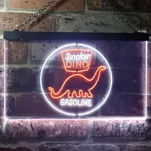 Sinclair Dino Gasoline Neon-Like LED Sign