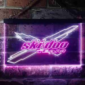 Ski Doo Team Neon-Like LED Sign