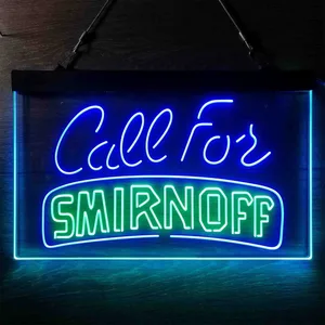 Smirnoff Call  Neon-Like LED Sign