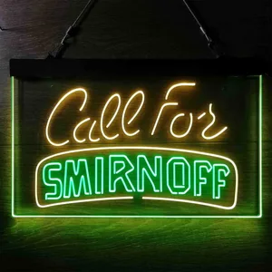 Smirnoff Call  Neon-Like LED Sign