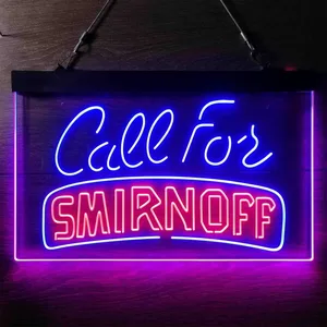 Smirnoff Call  Neon-Like LED Sign