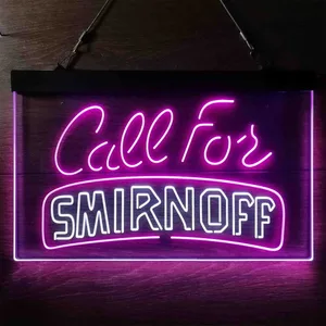 Smirnoff Call  Neon-Like LED Sign