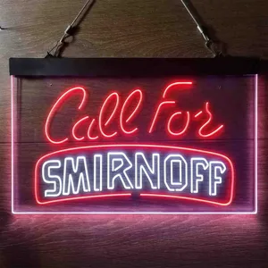Smirnoff Call  Neon-Like LED Sign