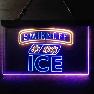 Smirnoff Ice Ice Cube Neon-Like LED Sign
