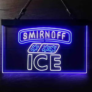 Smirnoff Ice Ice Cube Neon-Like LED Sign