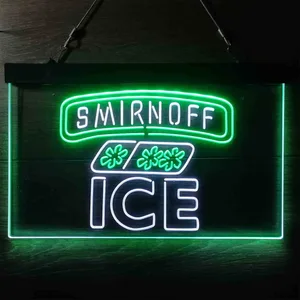 Smirnoff Ice Ice Cube Neon-Like LED Sign