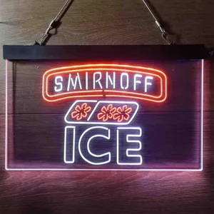 Smirnoff Ice Ice Cube Neon-Like LED Sign