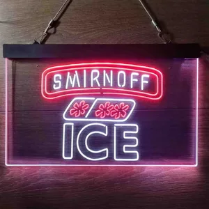 Smirnoff Ice Ice Cube Neon-Like LED Sign