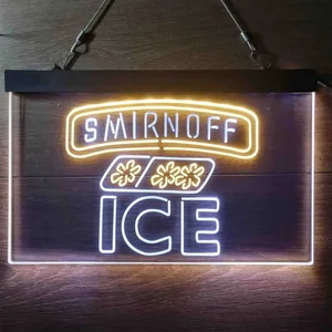 Smirnoff Ice Ice Cube Neon-Like LED Sign