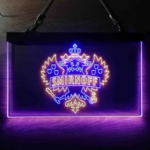 Smirnoff Logo Neon-Like LED Sign