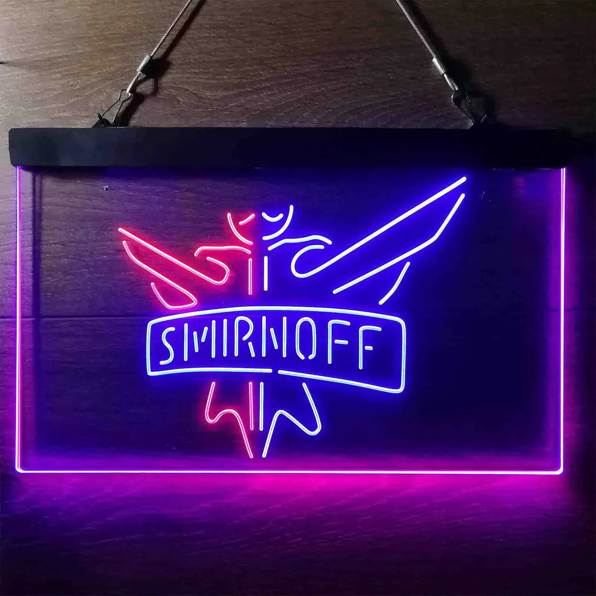 Smirnoff Logo Plain Neon-Like LED Sign