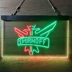 Smirnoff Logo Plain Neon-Like LED Sign