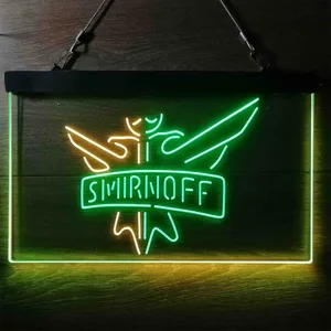 Smirnoff Logo Plain Neon-Like LED Sign