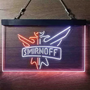 Smirnoff Logo Plain Neon-Like LED Sign