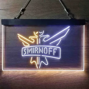Smirnoff Logo Plain Neon-Like LED Sign