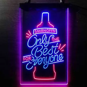 Smirnoff Only The Best Neon-Like LED Sign