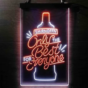 Smirnoff Only The Best Neon-Like LED Sign