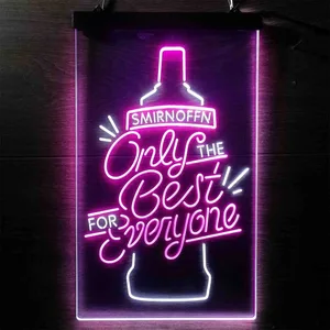 Smirnoff Only The Best Neon-Like LED Sign