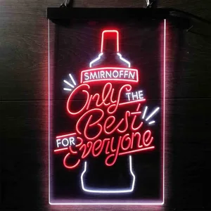 Smirnoff Only The Best Neon-Like LED Sign