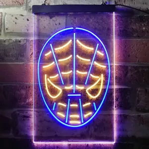 Spider-Man Face Neon-Like LED Sign