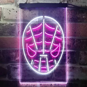 Spider-Man Face Neon-Like LED Sign