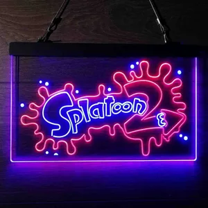 Splatoon 2 Neon-Like LED Sign