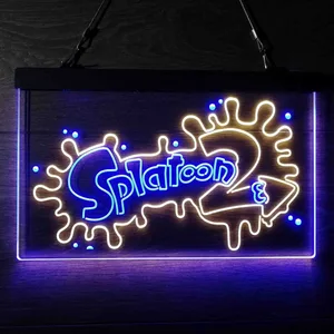 Splatoon 2 Neon-Like LED Sign