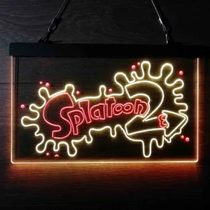 Splatoon 2 Neon-Like LED Sign