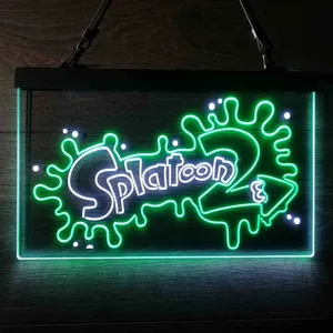 Splatoon 2 Neon-Like LED Sign