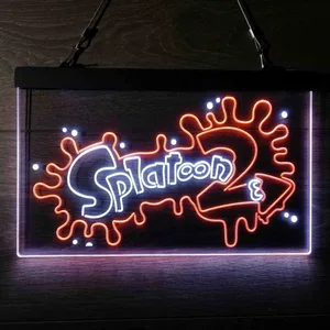 Splatoon 2 Neon-Like LED Sign