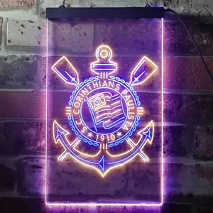 Sport Club Corinthians Paulista Logo Neon-Like LED Sign