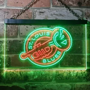 St Louis Blues Alternate Neon-Like LED Sign