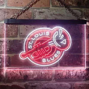 St Louis Blues Alternate Neon-Like LED Sign