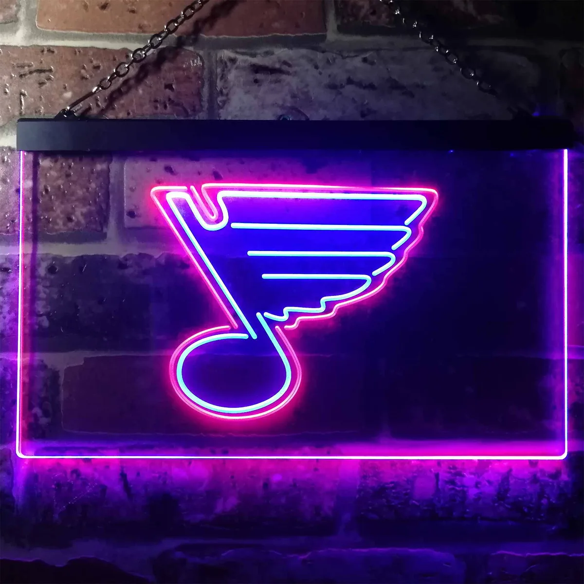 St Louis Blues Logo 1 Neon-Like LED Sign