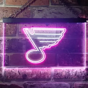 St Louis Blues Logo 1 Neon-Like LED Sign
