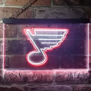 St Louis Blues Logo 1 Neon-Like LED Sign