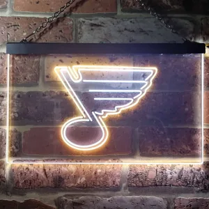 St Louis Blues Logo 1 Neon-Like LED Sign