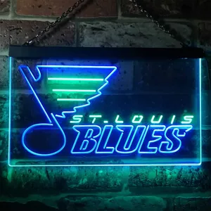 St Louis Blues Logo 2 Neon-Like LED Sign