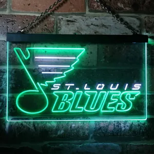 St Louis Blues Logo 2 Neon-Like LED Sign