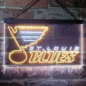 St Louis Blues Logo 2 Neon-Like LED Sign