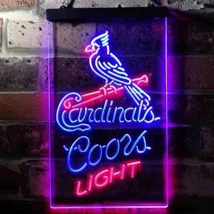 St. Louis Cardinals Coors Light Neon-Like LED Sign