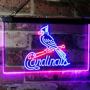 St Louis Cardinals  Logo 1 Neon-Like LED Sign