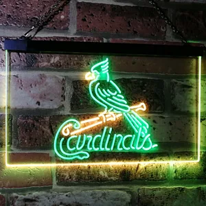 St Louis Cardinals  Logo 1 Neon-Like LED Sign