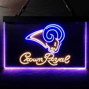St. Louis Rams Crown Royal Neon-Like LED Sign - Legacy Edition