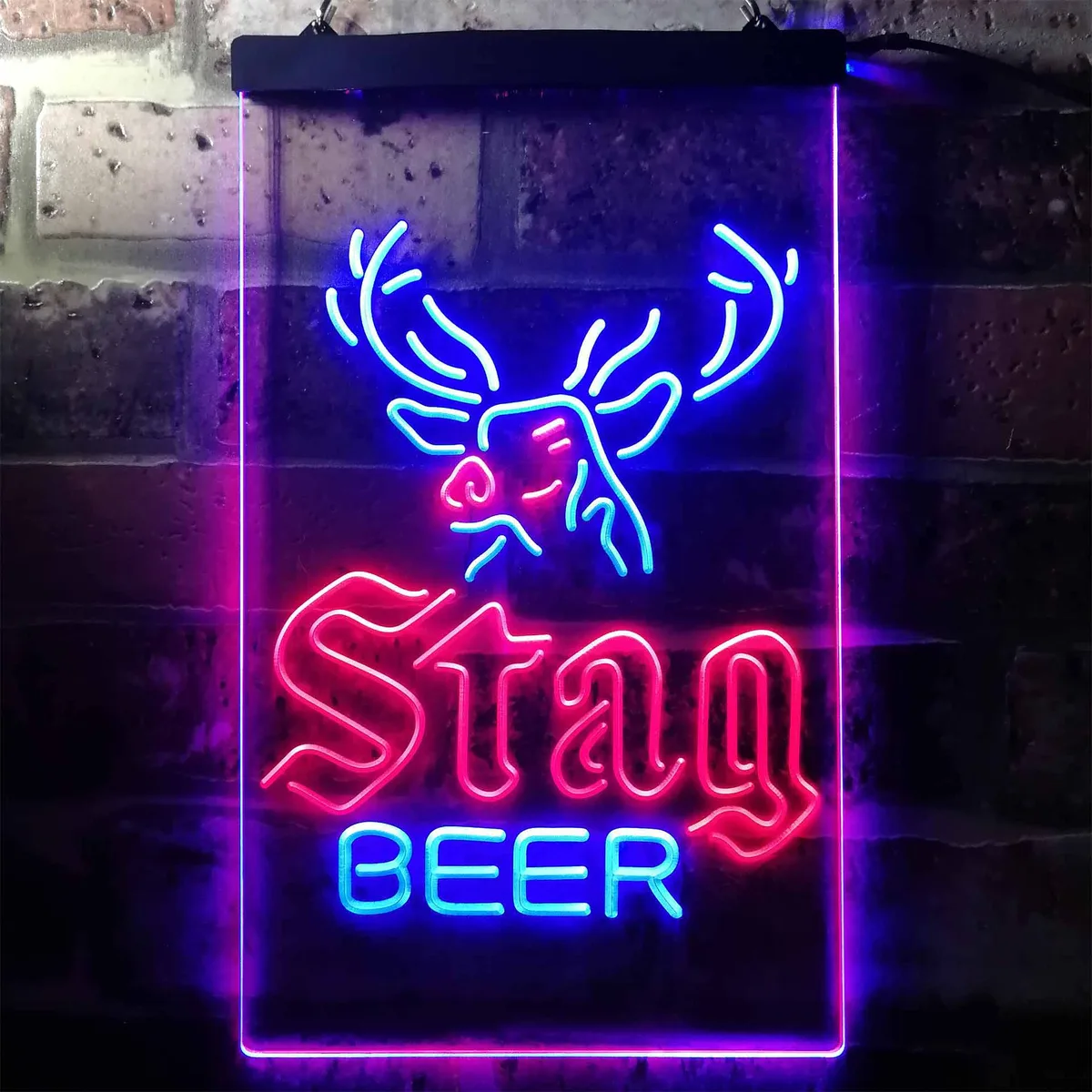Stag Beer Deer Neon-Like LED Sign