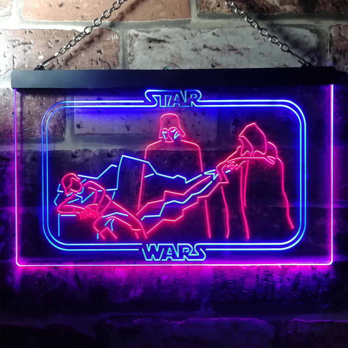 Star Wars Emperor Palpatine Lightning Neon-Like LED Sign