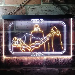 Star Wars Emperor Palpatine Lightning Neon-Like LED Sign